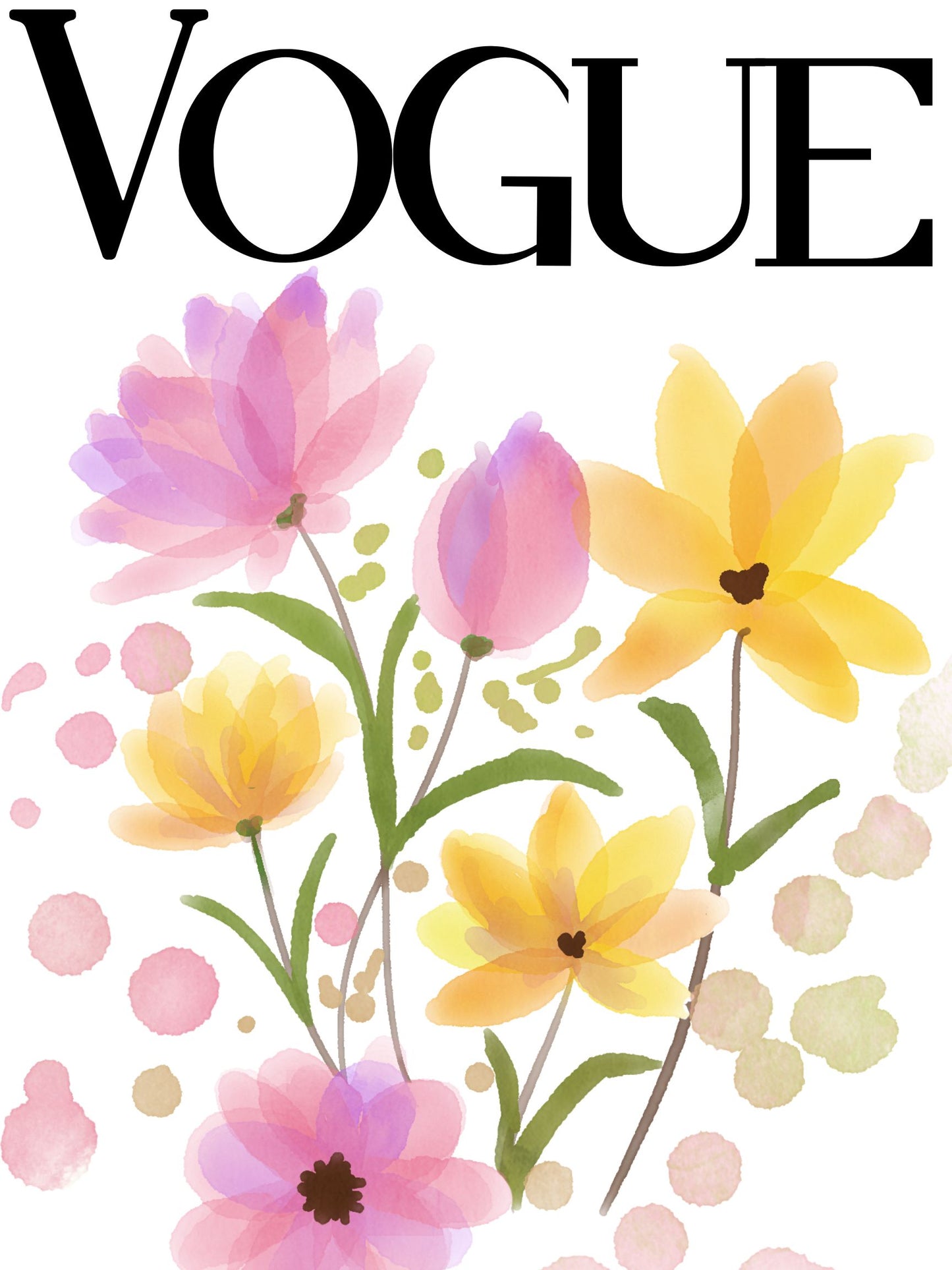 “Blooming into style” poster