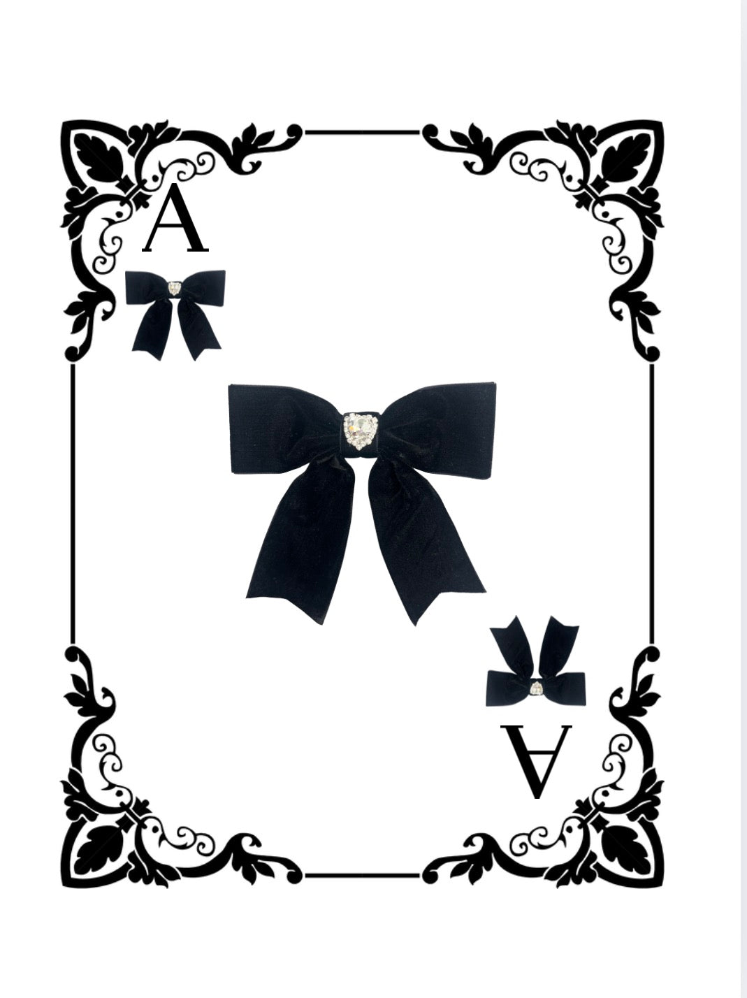 “Timeless Noir Bows” poster